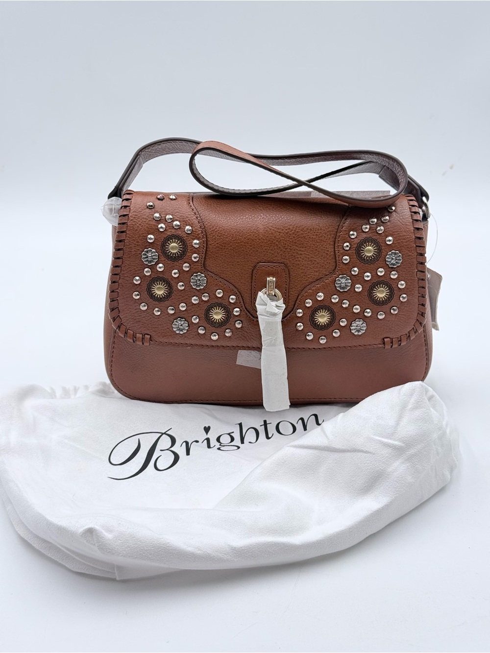 Brighton Mosaic Tassel Shoulder Bag Russet NWT & Dust Bag